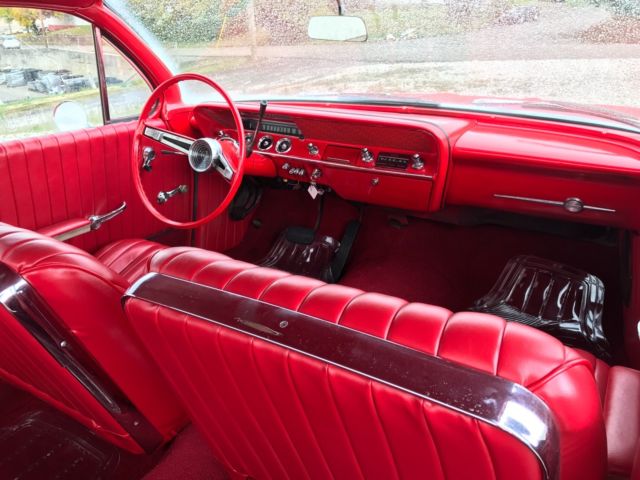 1962 Red Chevrolet Bel Air/150/210 Sedan