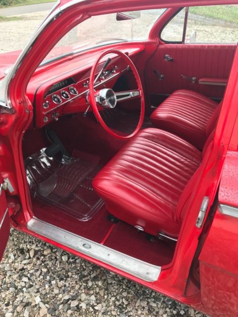 1962 Red Chevrolet Bel Air/150/210 Sedan