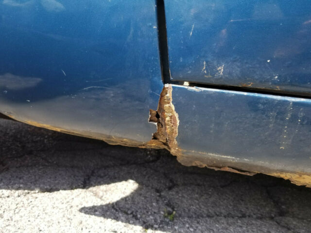 1949 Blue Ford Lowered and Chopped Custom Coupe