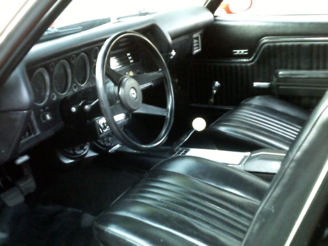 1972 Orange Chevrolet Chevelle Coupe