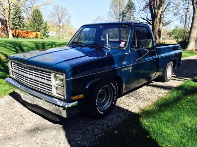 1983 Blue Chevrolet C-10