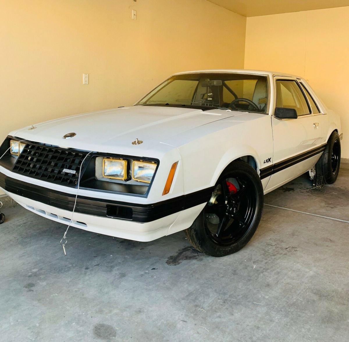 1981 White Ford Mustang Coupe