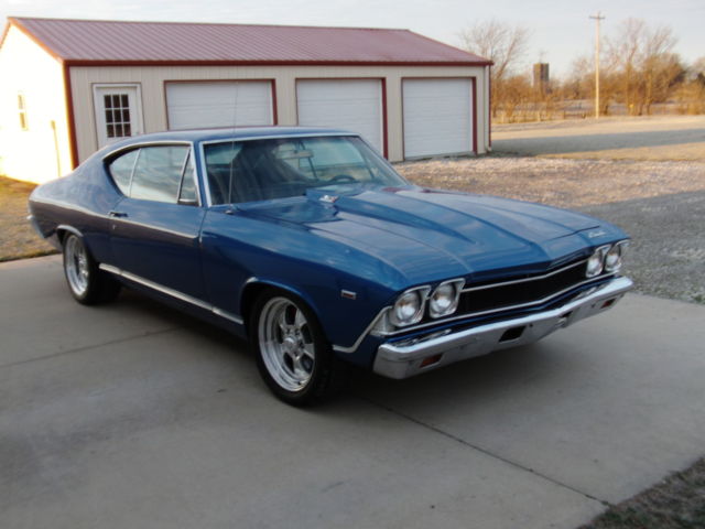 1968 Blue Chevrolet Chevelle