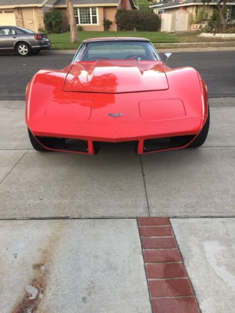 1974 Red Chevrolet Corvette Coupe