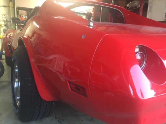 1974 Red Chevrolet Corvette Coupe
