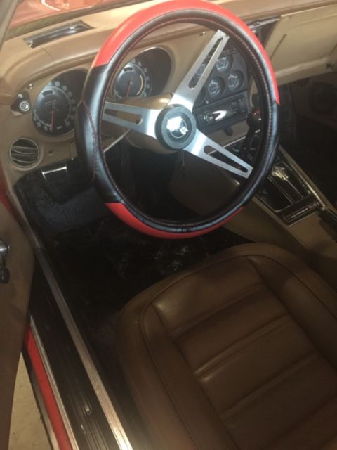 1974 Red Chevrolet Corvette Coupe