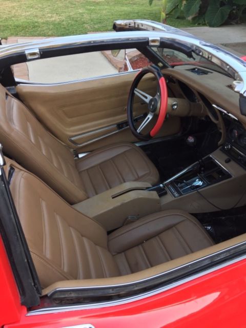 1974 Red Chevrolet Corvette Coupe