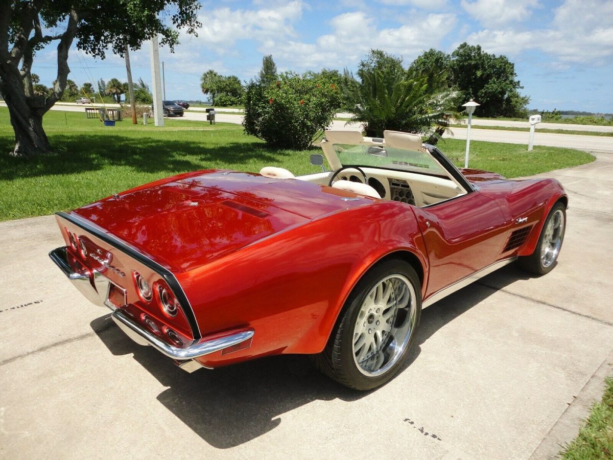 1970 Red Chevrolet Corvette Convertible