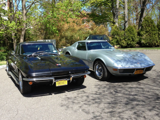1970 Silver Chevrolet Corvette