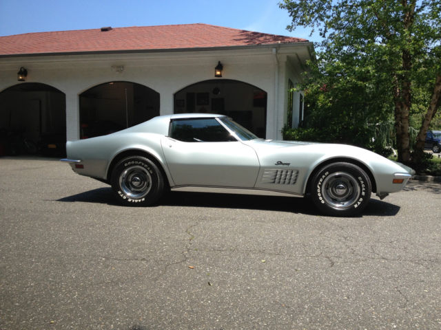 1970 Silver Chevrolet Corvette