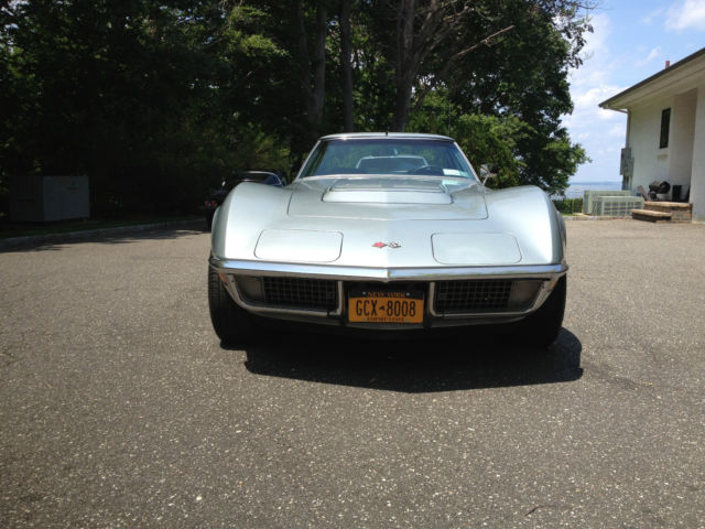 1970 Silver Chevrolet Corvette