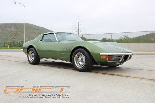 1972 Green Chevrolet Corvette Coupe