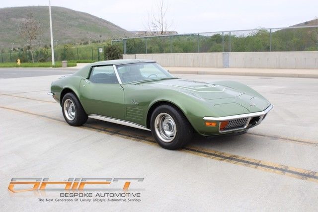 1972 Green Chevrolet Corvette Coupe