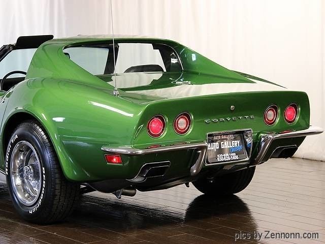 1972 Green Chevrolet Corvette Coupe