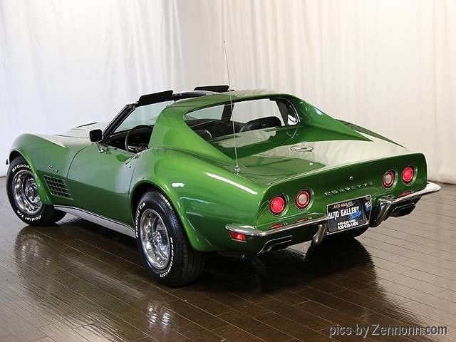 1972 Green Chevrolet Corvette Coupe