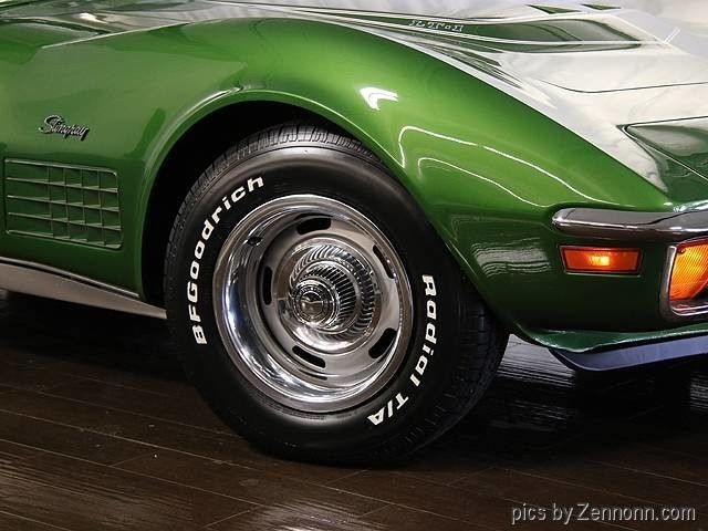 1972 Green Chevrolet Corvette Coupe