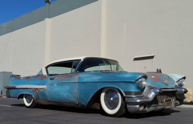 1957 Blue Cadillac DeVille Coupe