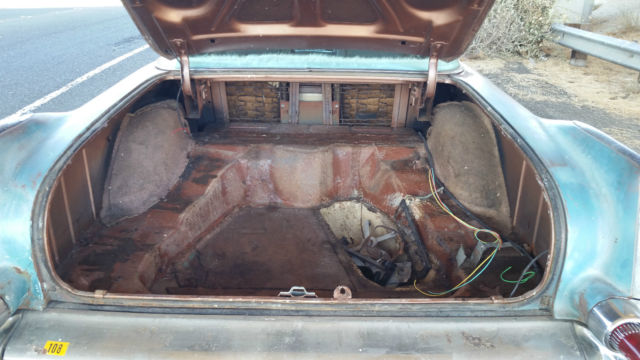 1957 Blue Cadillac DeVille Coupe