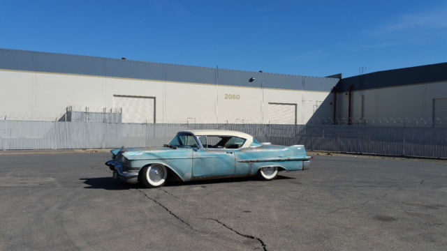 1957 Blue Cadillac DeVille Coupe
