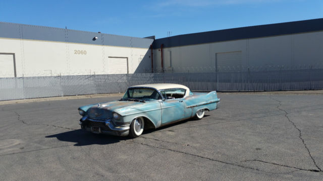1957 Blue Cadillac DeVille Coupe