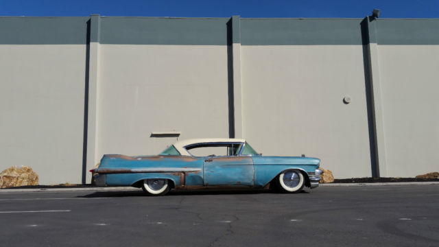 1957 Blue Cadillac DeVille Coupe