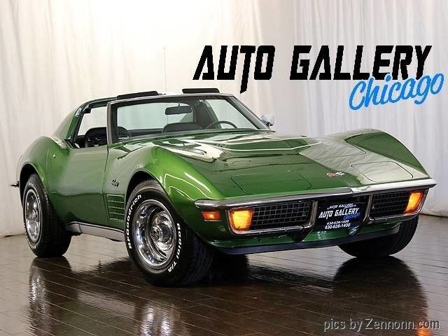 1972 Green Chevrolet Corvette Coupe