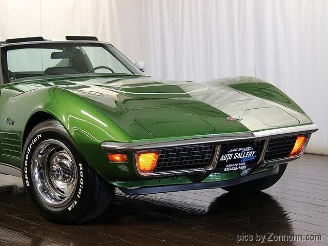 1972 Green Chevrolet Corvette Coupe