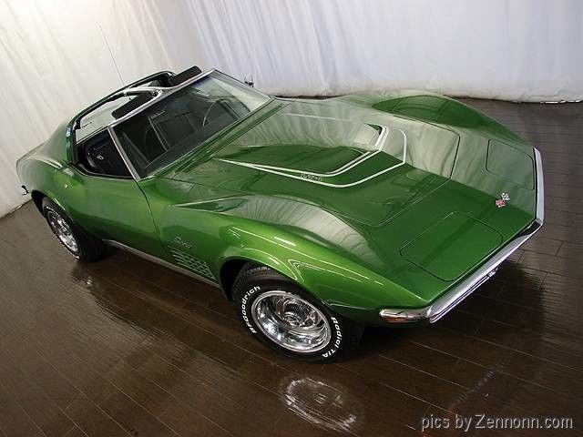 1972 Green Chevrolet Corvette Coupe