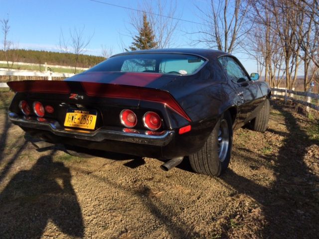 1973 Black Chevrolet Camaro Coupe