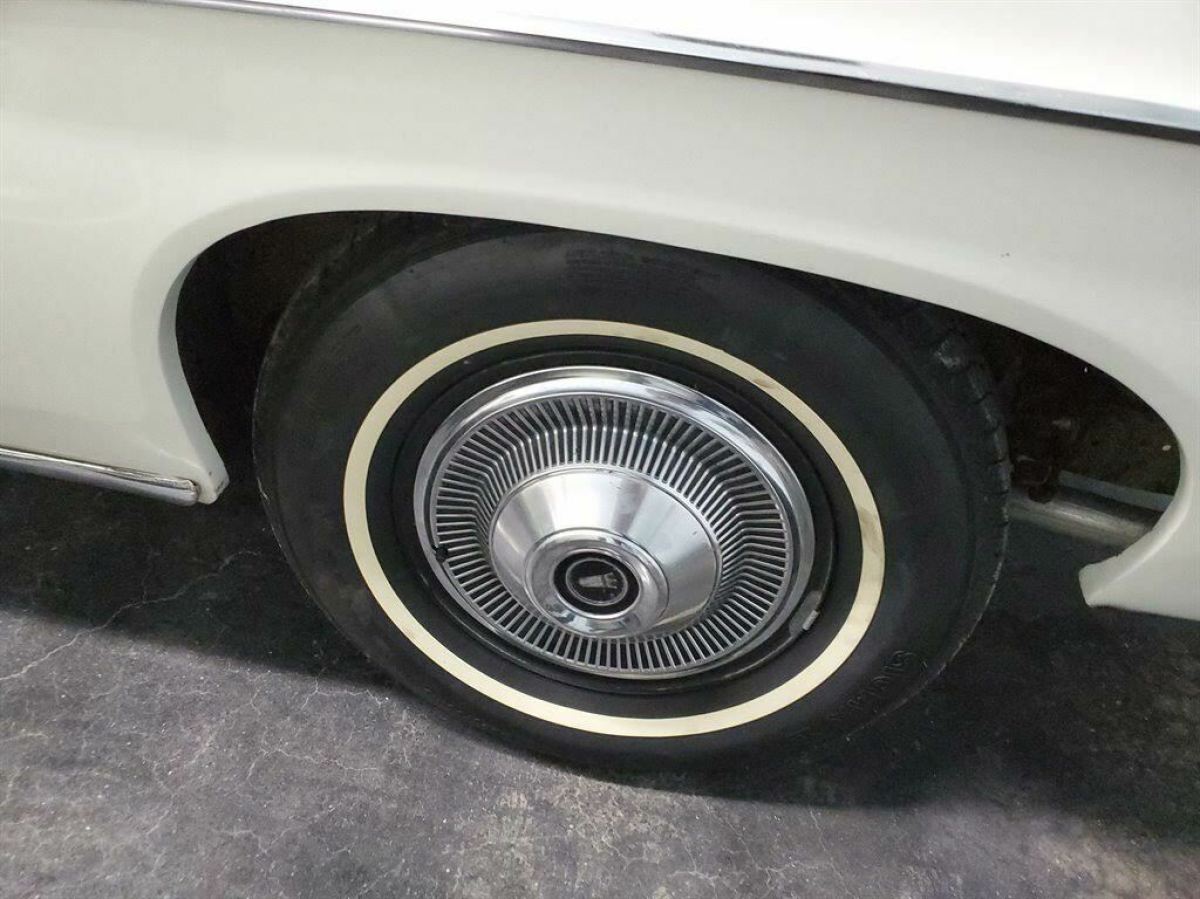 1968 White Ford Galaxie Coupe