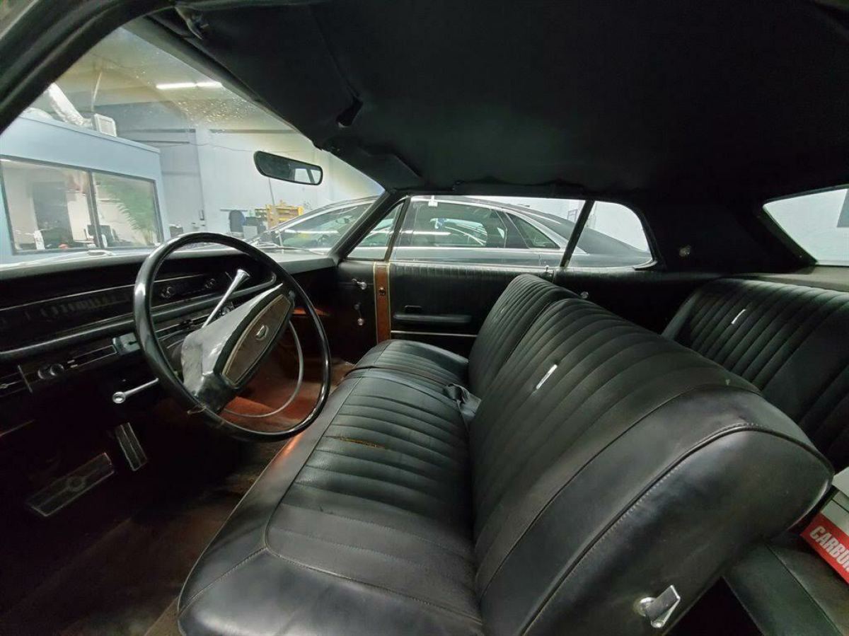 1968 White Ford Galaxie Coupe