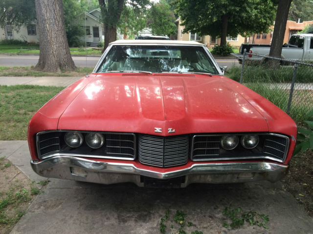 1970 Red Ford Galaxie Convertible