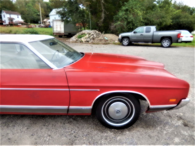 1972 Red Ford Galaxie Coupe