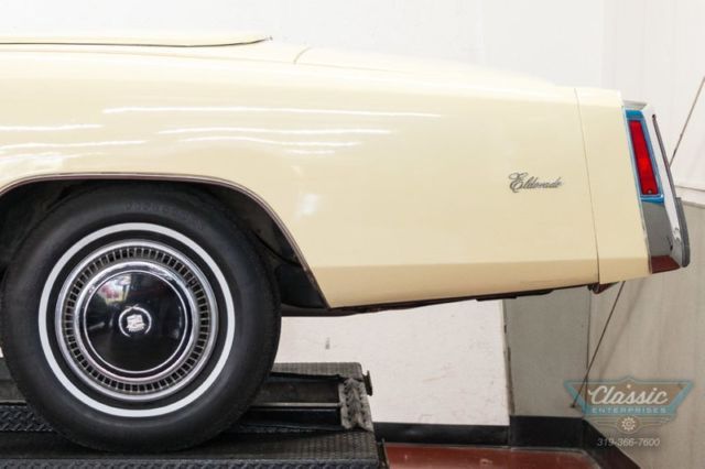 1976 White Cadillac Eldorado Convertible