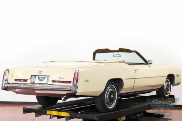 1976 White Cadillac Eldorado Convertible