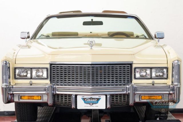 1976 White Cadillac Eldorado Convertible