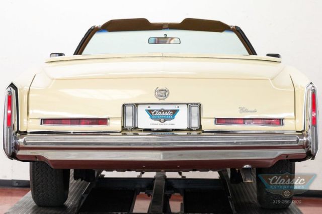 1976 White Cadillac Eldorado Convertible
