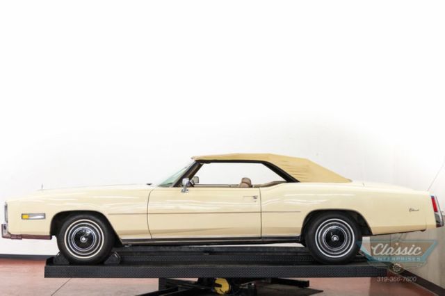 1976 White Cadillac Eldorado Convertible