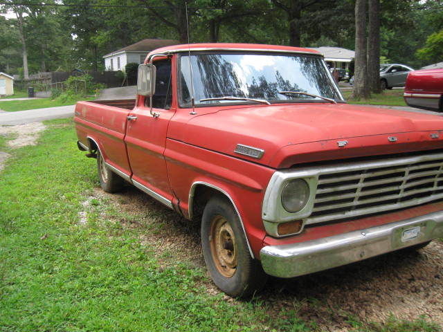 1967 Red Ford F-100