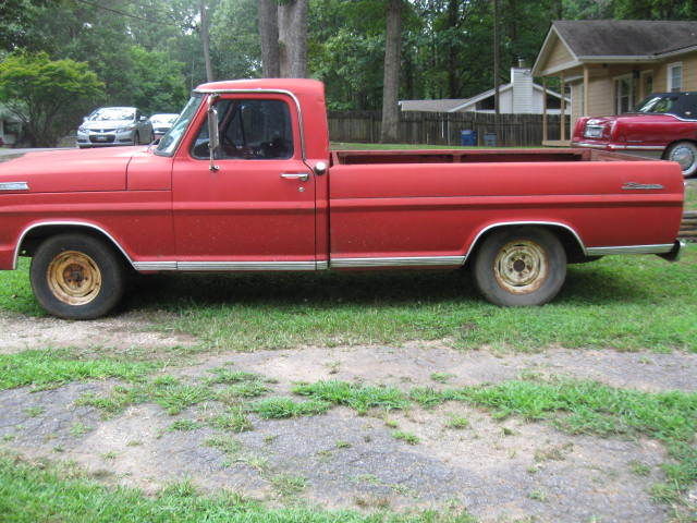 1967 Red Ford F-100