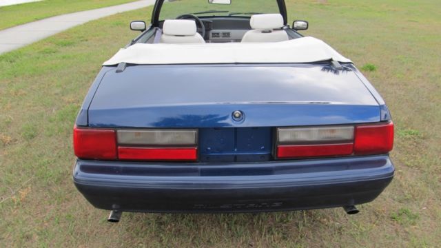 1993 Blue Ford Mustang Convertible
