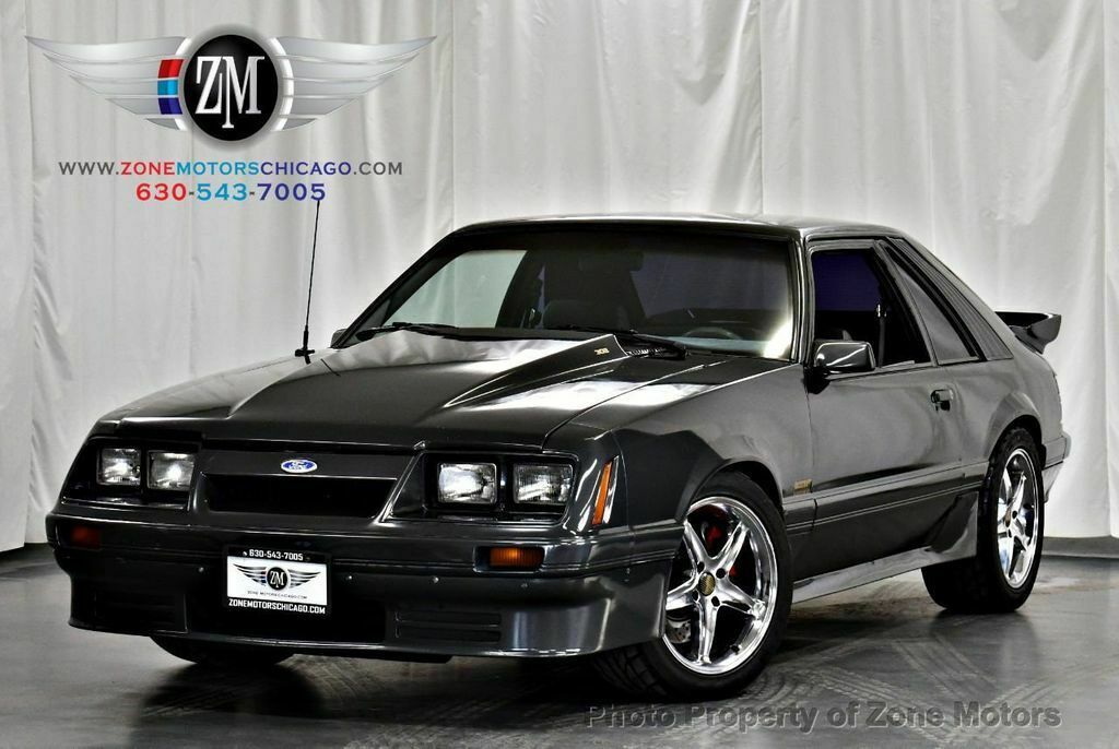 1986 Gray Ford Mustang Hatchback