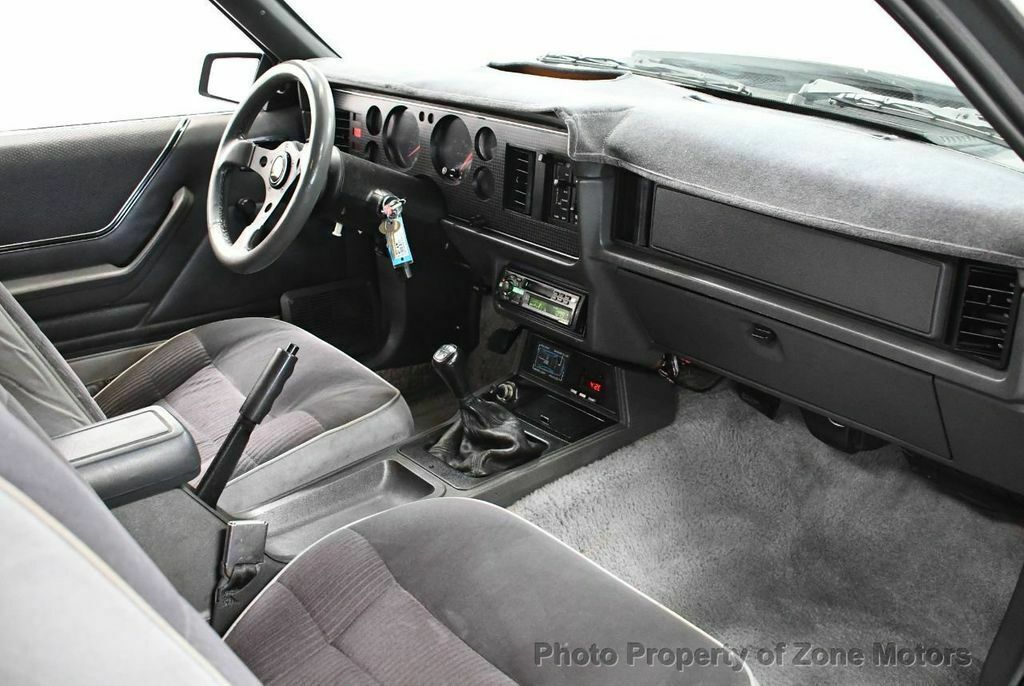 1986 Gray Ford Mustang Hatchback