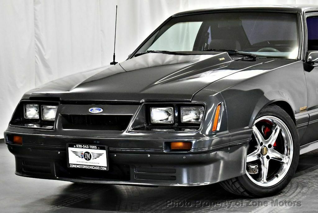 1986 Gray Ford Mustang Hatchback