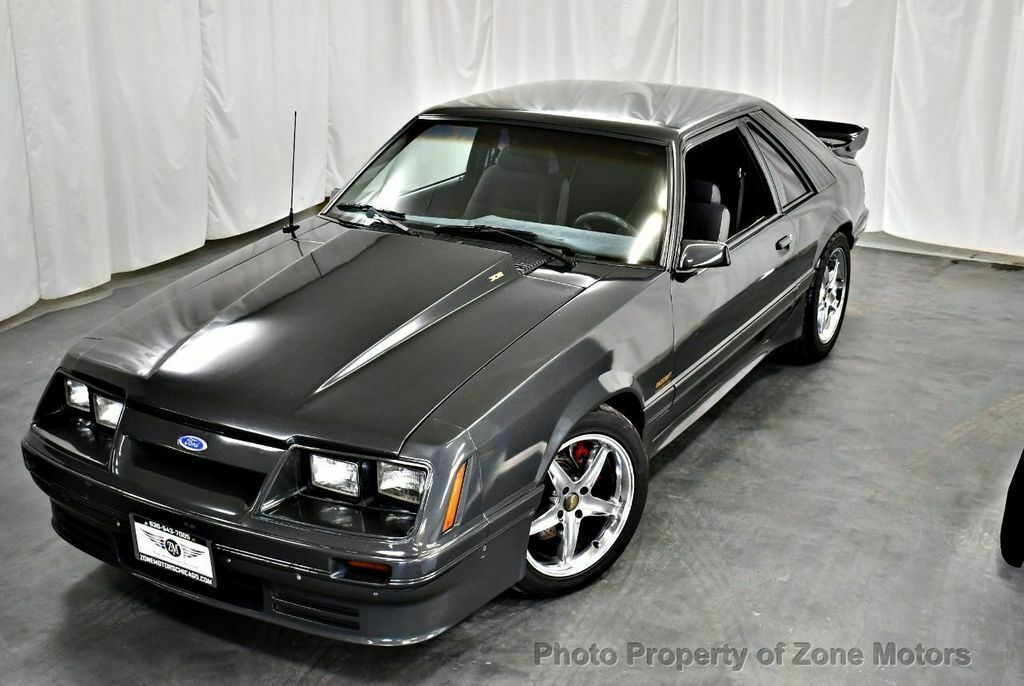 1986 Gray Ford Mustang Hatchback