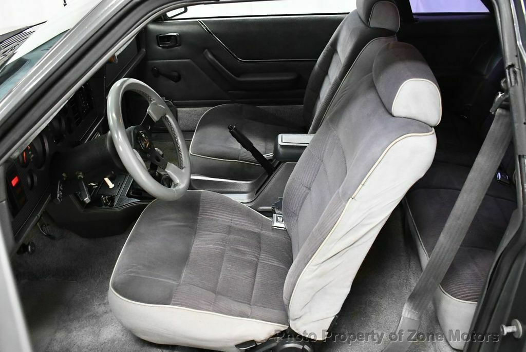 1986 Gray Ford Mustang Hatchback