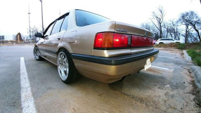1988 Gold Honda Civic Sedan