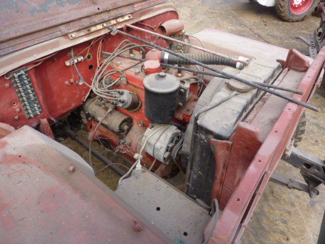 1951 Primer Willys M-38 Military Jeep Jeep Tub