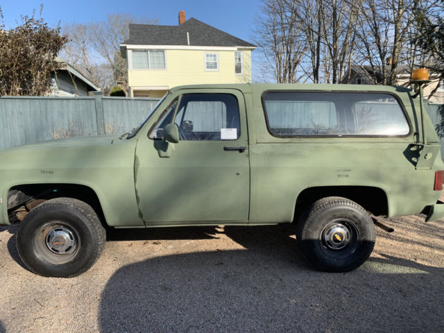 1985 Green Chevrolet Blazer SUV