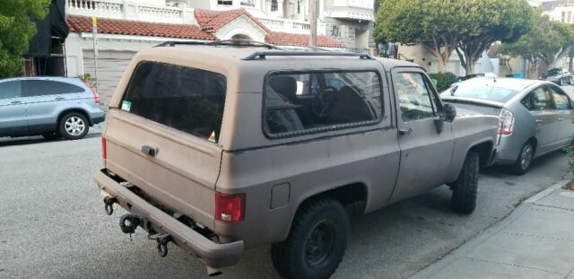 1986 Brown Chevrolet Blazer